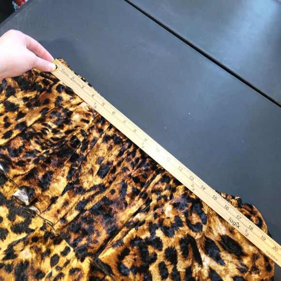 New Leopard Print Mermaid Flounce Dress XL - Picture 8 of 13